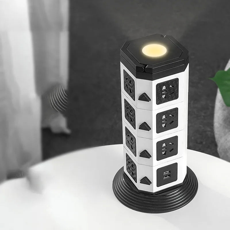 3D Vertical Socket Panel