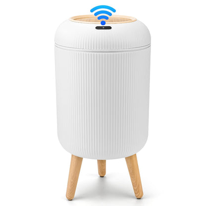 Smart Sensor Wastebasket, Convenient and Hygienic Easy to Use, Technology Sensor Waterproof Wastebasket Plastic Trash Can for Kitchen, Bathroom, Bedroom, Living Room, Office and Outdoor