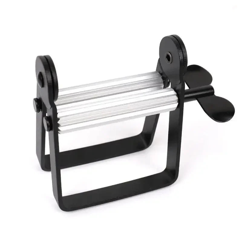 Stainless Steel Silver Toothpaste Squeezer Plastic Hand Cream Sauce Toothpaste Extruder Bathroom Toothbrush Rack Dispenser
