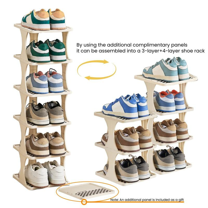 UFORU Multi-Layer Vertical Removable Shoe Storage Rack 1 Piece Modern Shoe Rack Shoe Rack Shoe Rack Cabinet Gift Storage Rack Home Storage Rack Home Storage Supplies Shelf