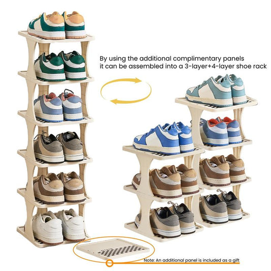 UFORU Multi-Layer Vertical Removable Shoe Storage Rack 1 Piece Modern Shoe Rack Shoe Rack Shoe Rack Cabinet Gift Storage Rack Home Storage Rack Home Storage Supplies Shelf