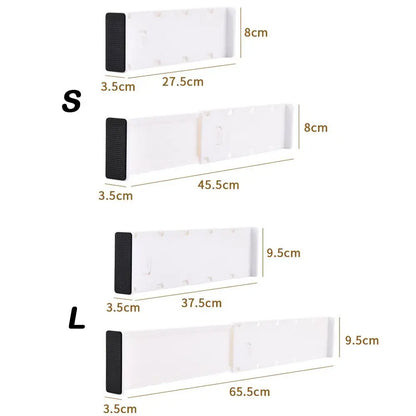 New Telescoping Drawer Divider DIY Adjustable Cabinet Clapboard Multifunctional Drawer Organization Cabinet Drawer