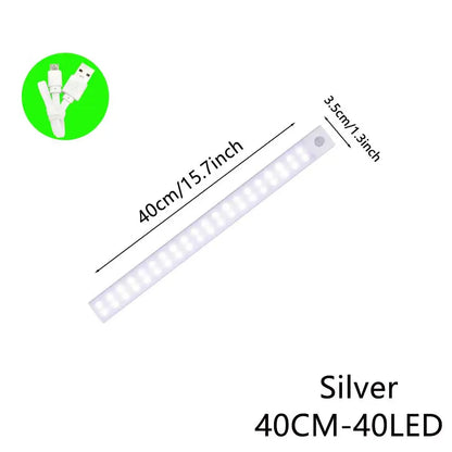 Night Light Led Light under Cabinet Light Motion Sensor Night Light Closet Light Cabinet Kitchen Lighting Magnetic Night Light