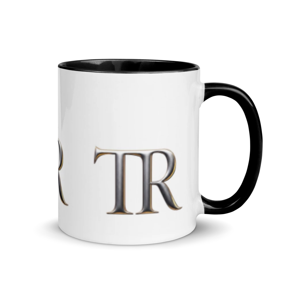 White Ceramic Mug with Color Inside