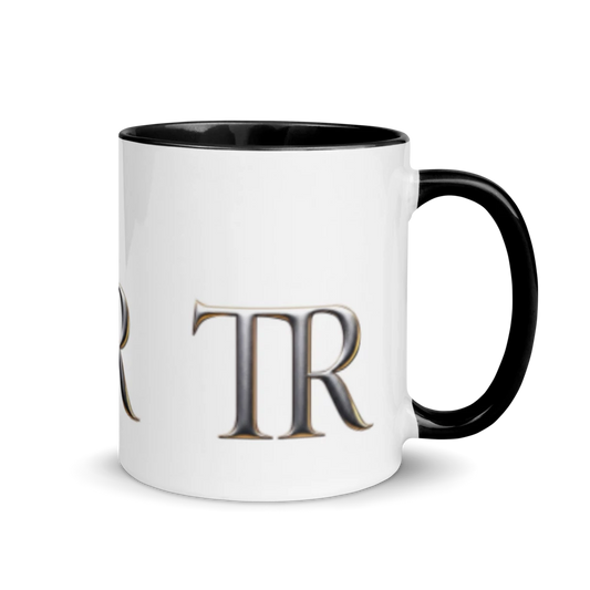 White Ceramic Mug with Color Inside