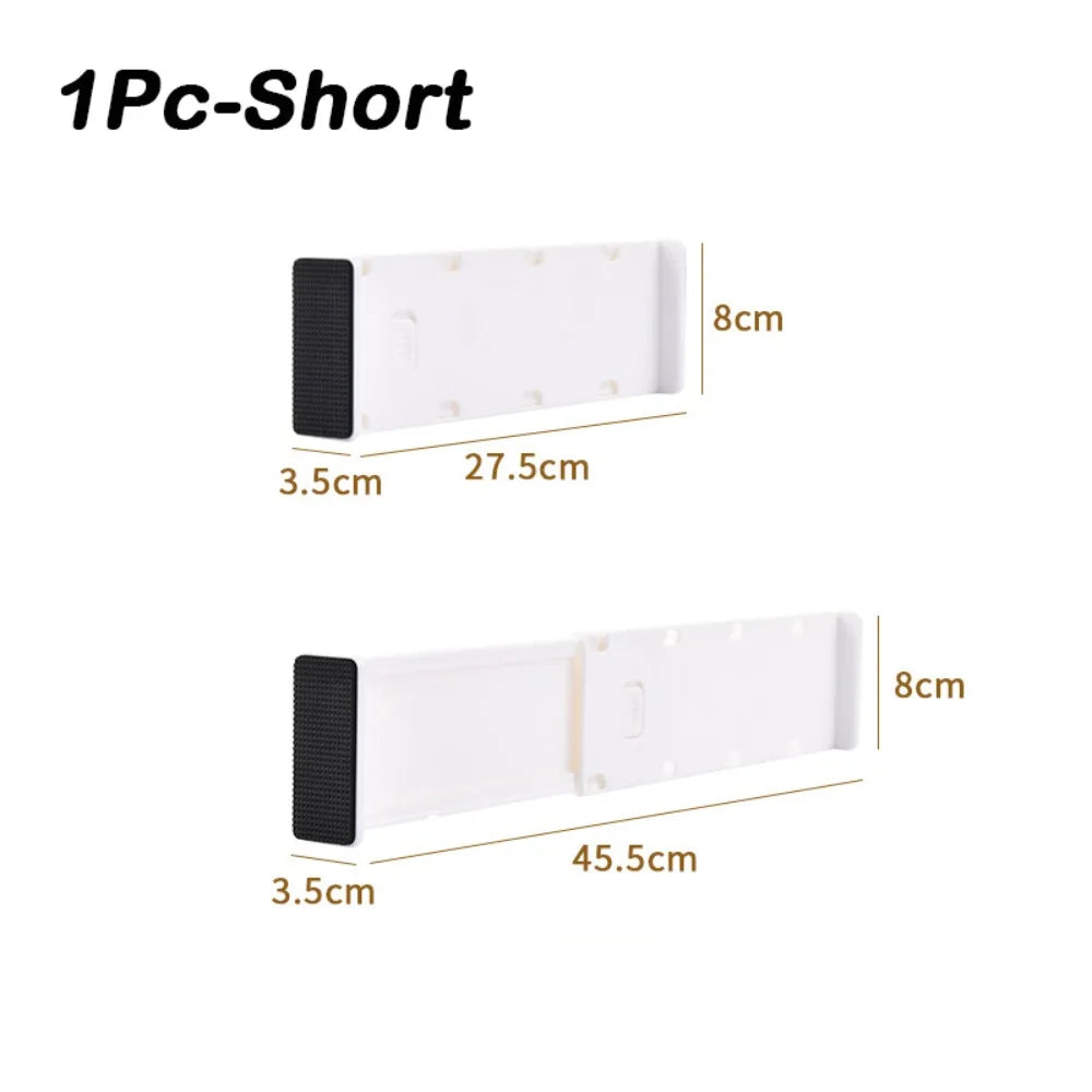 New Telescoping Drawer Divider DIY Adjustable Cabinet Clapboard Multifunctional Drawer Organization Cabinet Drawer