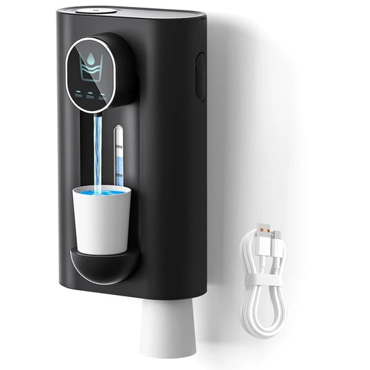 Mouthwash Dispenser for Bathroom, 18.26 Oz (540Ml) Touchless Auto Mouth Wash Dispenser with Magnetic Cups
