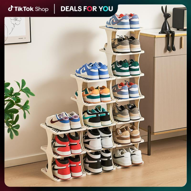 UFORU Multi-Layer Vertical Removable Shoe Storage Rack 1 Piece Modern Shoe Rack Shoe Rack Shoe Rack Cabinet Gift Storage Rack Home Storage Rack Home Storage Supplies Shelf