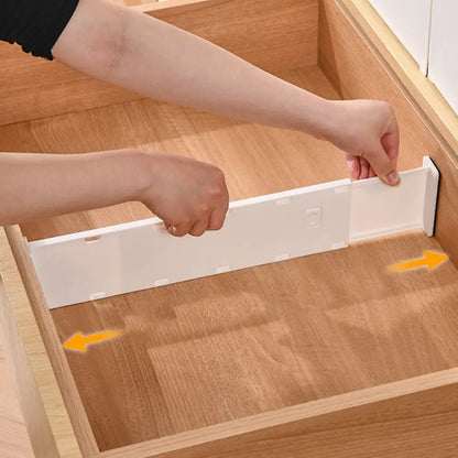 New Telescoping Drawer Divider DIY Adjustable Cabinet Clapboard Multifunctional Drawer Organization Cabinet Drawer