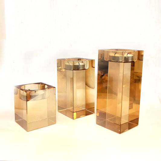 Elegant Crystal Candle Holder